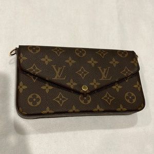 💯 authentic LV Félicie Pochette